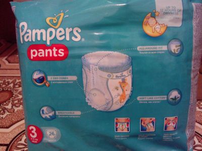 Лот: 5496729. Фото: 1. pampers 3 подгузники-трусики midi... Детская гигиена
