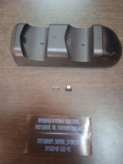 Лот: 16343012. Фото: 1. Зарядная станция DualShock 4 Докстанция... Аксессуары для игровых приставок, консолей, геймпады