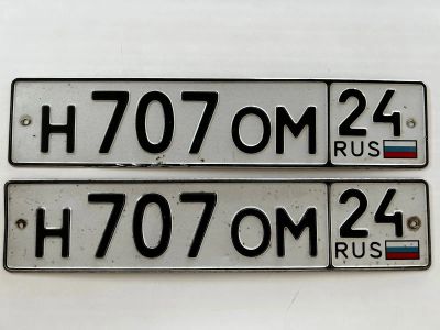 Лот: 20835950. Фото: 1. гос номер Н 707 ОМ 24. Госномера