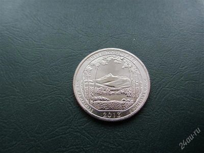 Лот: 2602055. Фото: 1. США 25 центов 2013г Национальный... Америка
