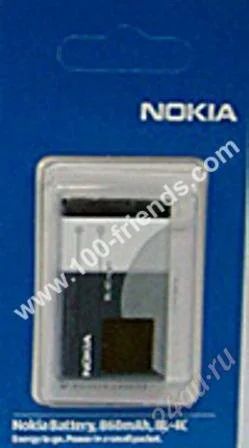 Лот: 1770838. Фото: 1. Аккумулятор оригинал Nokia BL-4C... Аккумуляторы
