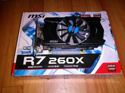 Лот: 8530296. Фото: 1. Radeon R7 260X 2gb gddr5. Видеокарты