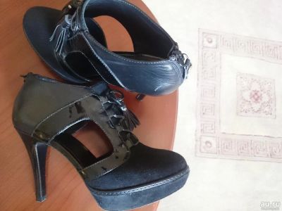 Лот: 8334025. Фото: 1. Ботильоны "Karen Millen" (Англия... Ботильоны, полусапожки