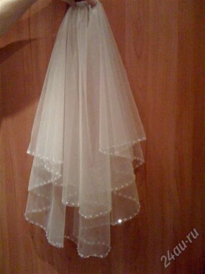 Лот: 860600. Фото: 1. фата цвет ivory длина 80см новая... Другое (свадебная мода)