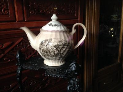 Лот: 8242911. Фото: 1. Чайник для заварки винтаж, из... Фарфор, керамика