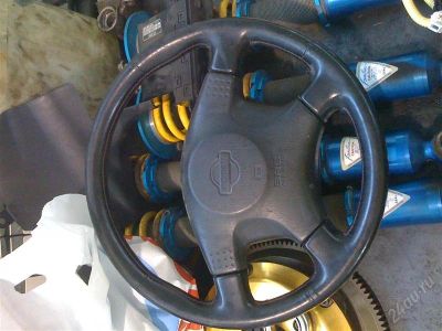 Лот: 2965817. Фото: 1. Руль с подушкой Nissan skyline... Салон