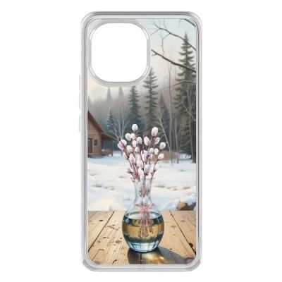 Лот: 25134800. Фото: 1. Чехол Krutoff Clear Case "Верба... Чехлы, бамперы