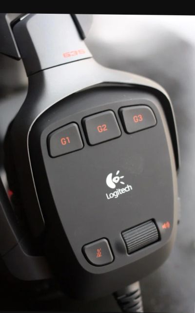 Лот: 8470685. Фото: 1. Игровая гарнитура Logitech G35... Наушники, гарнитуры