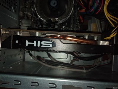 Лот: 16951306. Фото: 1. Видеокарта HIS AMD Radeon RX 470... Видеокарты