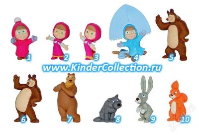 Лот: 2837379. Фото: 1. Киндер "Маша и Медведь (Masha... Игрушки