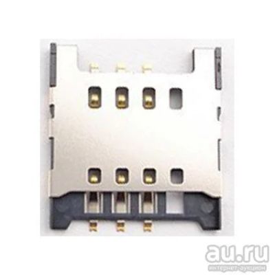 Лот: 9273395. Фото: 1. Коннектор, разъем SIM LG E405... Шлейфы, разъёмы