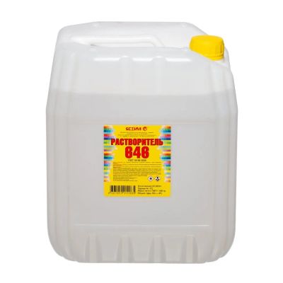 Лот: 24080548. Фото: 1. Растворитель 646, 10 л, Ясхим... Краски, лаки, растворитель