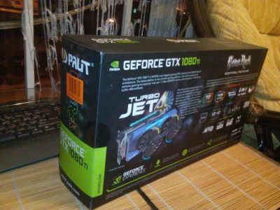 Лот: 11168803. Фото: 1. видеокарта Palit GTX 1080 Ti GameRock... Видеокарты