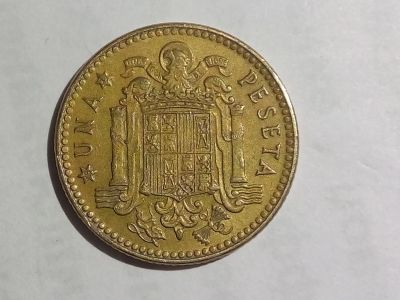 Лот: 15031147. Фото: 1. Монета Испании, 1 песета, 1975... Европа