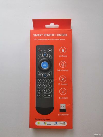 Лот: 18520825. Фото: 1. Пульт ДУ Smart TV G21 с гироскопом... Пульты ДУ