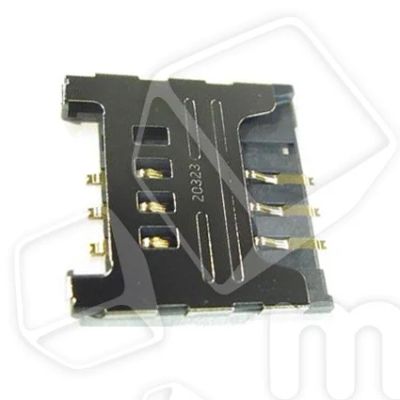 Лот: 18912088. Фото: 1. Коннектор SIM для Samsung C3322... Шлейфы, разъёмы