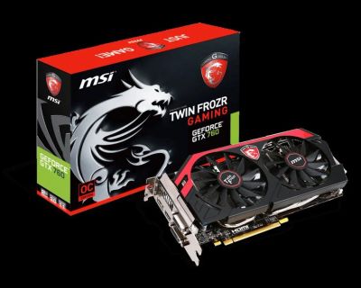 Лот: 10563668. Фото: 1. Видеокарта MSI GeForce GTX 760... Видеокарты