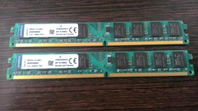 Лот: 6846588. Фото: 1. Kingston DDR2 2*2gb for AMD. Оперативная память