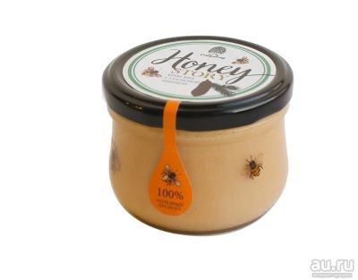 Лот: 13825932. Фото: 1. Крем-мёд с сосновой шишкой, 220... Мёд, продукты пчеловодства