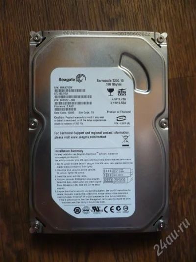 Лот: 1945638. Фото: 1. HDD Seagate 160 Gb IDE. Жёсткие диски (HDD)