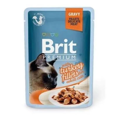 Лот: 15097927. Фото: 1. Brit (Брит) Индейка филе пауч... Корма