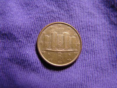 Лот: 8750478. Фото: 1. 1 евроцент 2011, Италия, Кастель... Европа