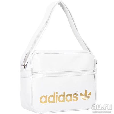 Лот: 17027362. Фото: 1. Спортивная сумка Adidas белая. Сумки