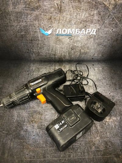Лот: 14774060. Фото: 1. Аккумуляторная дрель-шуруповерт... Электроинструмент