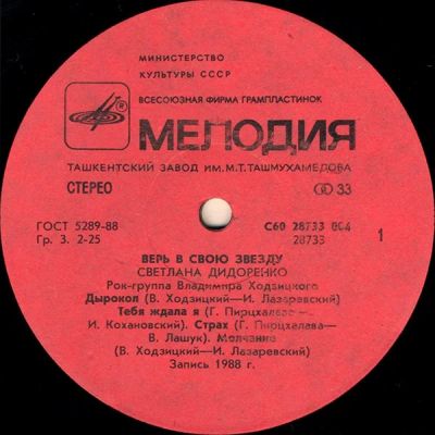 Лот: 8127268. Фото: 1. Светлана Дидоренко - Верь в свою... Аудиозаписи