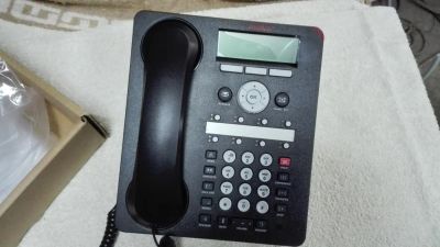 Лот: 6403938. Фото: 1. IP-телефон Avaya 1608-I BLK черный... SIP, Видео-телефоны