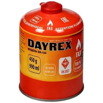 Лот: 25677054. Фото: 1. Газовый баллон Dayrex 104 1/12... Плиты, духовые шкафы, варочные поверхности