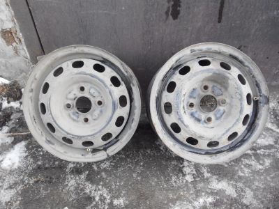 Лот: 5279607. Фото: 1. R13, 4*100, 5J, 2шт, стояли на... Диски