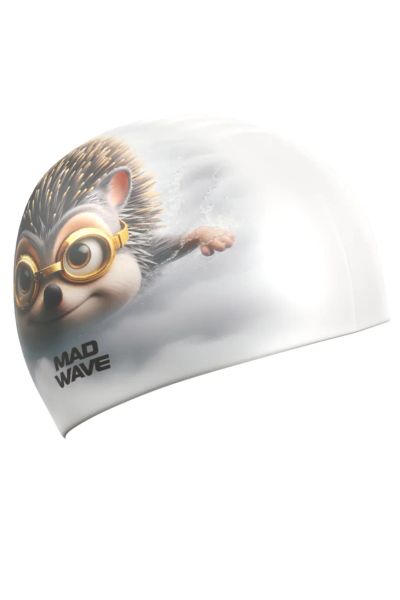 Лот: 25046952. Фото: 1. Силиконовая шапочка Mad Wave Hedgehog... Плавание