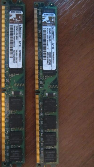 Лот: 5370324. Фото: 1. Оперативная Kingston DDR2 1Gb... Оперативная память