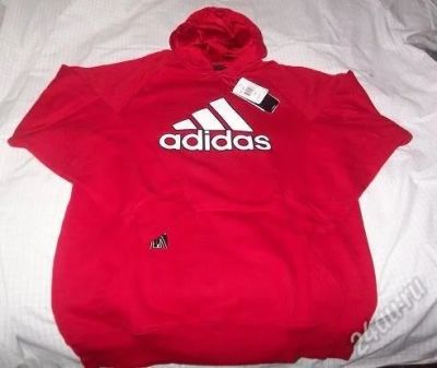 Лот: 775853. Фото: 1. новая flece толстовка ADIDAS размера... Свитеры, толстовки, худи