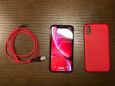 Лот: 18938887. Фото: 1. iPhone XR 64Gb Products RED -... Смартфоны