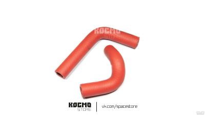 Лот: 11248817. Фото: 1. Армированные патрубки печки красные... Двигатель и элементы двигателя