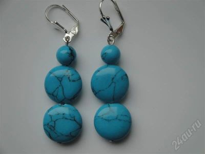 Лот: 657667. Фото: 1. Изделие из натурального камня... Серьги, каффы