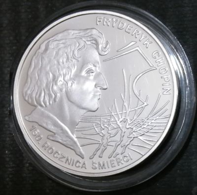 Лот: 15168426. Фото: 1. Польша. 10 злотых. 1999 год. Шопен... Остальные страны