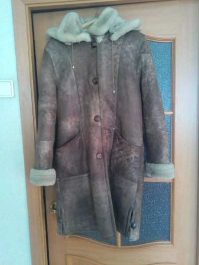 Лот: 10449162. Фото: 1. Дублёнка очень теплая! р.42-44. Верхняя одежда