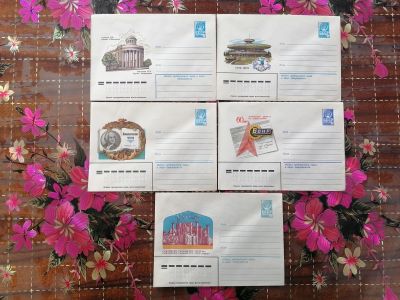 Лот: 25059618. Фото: 1. Конверты СССР 1979 год. Клапан... Открытки, конверты