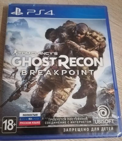 Лот: 19687243. Фото: 1. Ghost Recon Breakpoint ps4. Игры для консолей