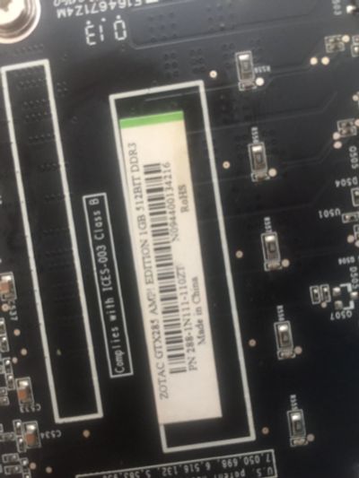 Лот: 17571932. Фото: 1. Видеокарта GeForce Gtx 285 1gb... Видеокарты