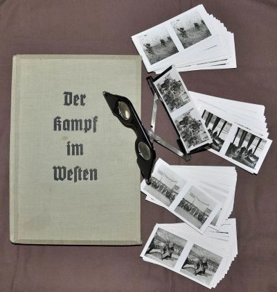 Лот: 14752529. Фото: 1. немецкая книга с 3D фото «Борьба... Книги