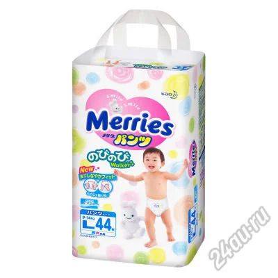 Лот: 5904809. Фото: 1. Японские трусики Merries L (9-14... Детская гигиена