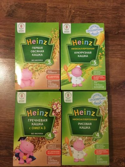 Лот: 10875855. Фото: 1. Каши хайнз Heinz. Детское питание