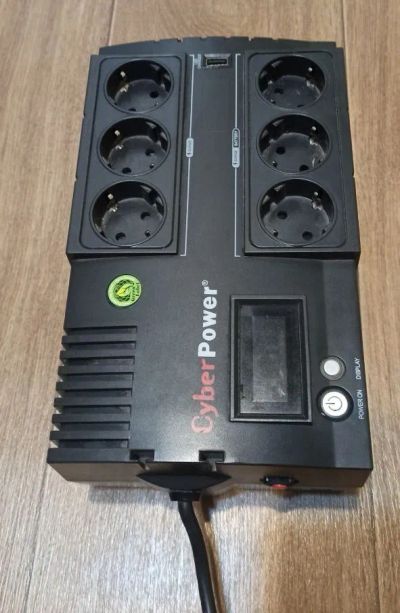 Лот: 25741650. Фото: 1. ИБП CyberPower BR850ELCD (линейно-интерактивый... ИБП, аккумуляторы для ИБП