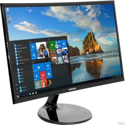 Лот: 12818320. Фото: 1. Изогнутый монитор 23.5" Samsung... ЖК-мониторы