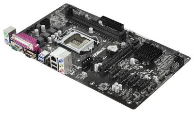 Лот: 10082002. Фото: 1. Материнская плата ASRock H81 Pro... Материнские платы