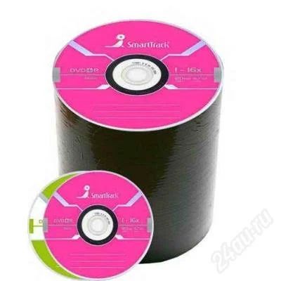 Лот: 1536675. Фото: 1. DVD+R 1-16x Smartrack 25 шт новые... CD, DVD, BluRay